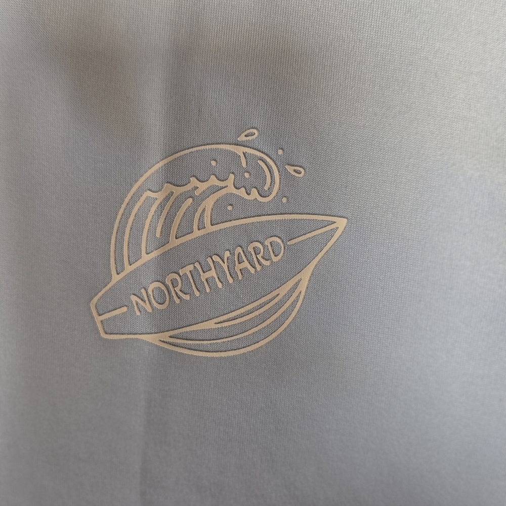 Northyard Men's Light Blue Performance T-Shirt - Picture 2 of 4